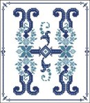 Decorative Blue Alphabet H (image for) Decorative Blue Alphabet H